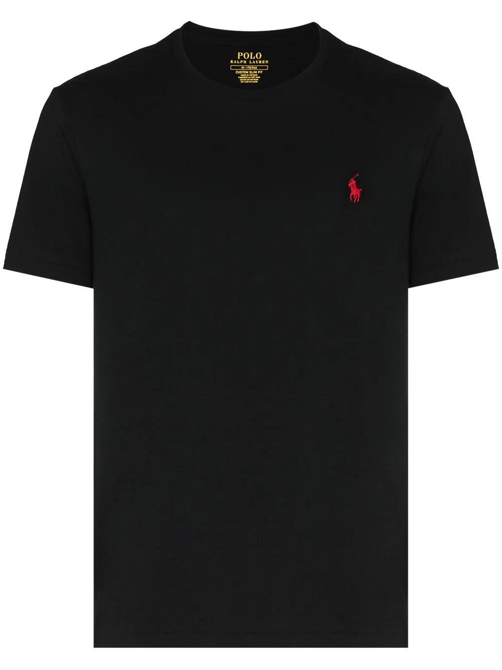 Polo Ralph Lauren Playera De Algodón – Negra (Red Pony)